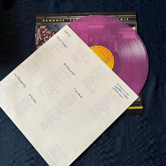 Ramones: Subterranean Jungle Record PINK Vinyl!